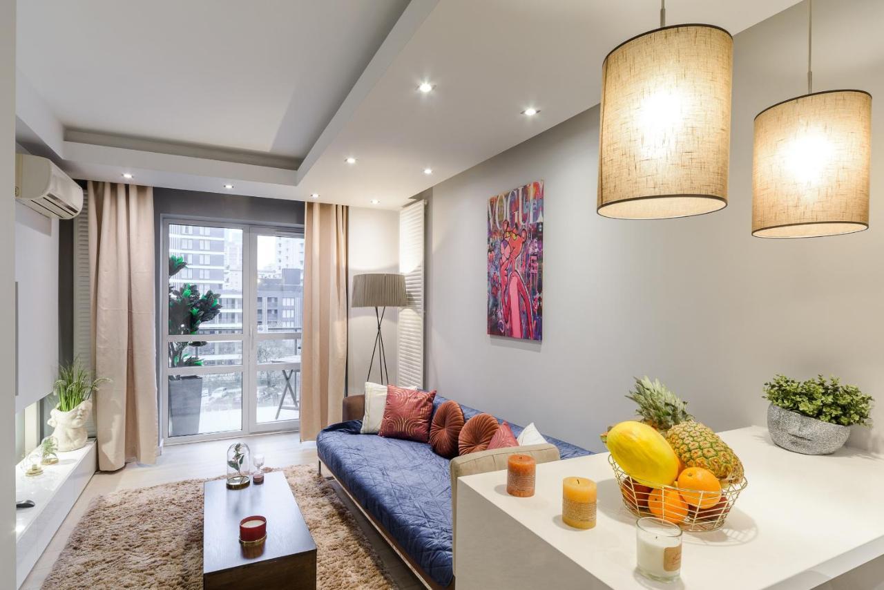 Luxury Apartments In Platinum Tower Warschau Exterior foto
