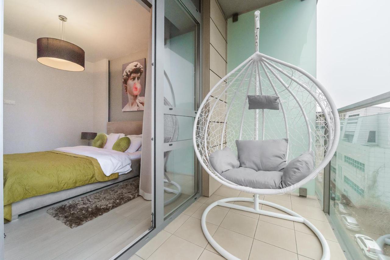 Luxury Apartments In Platinum Tower Warschau Exterior foto