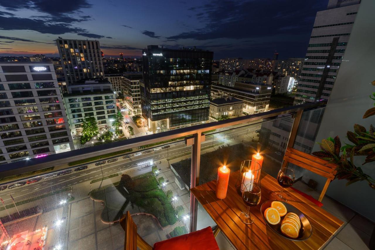 Luxury Apartments In Platinum Tower Warschau Exterior foto