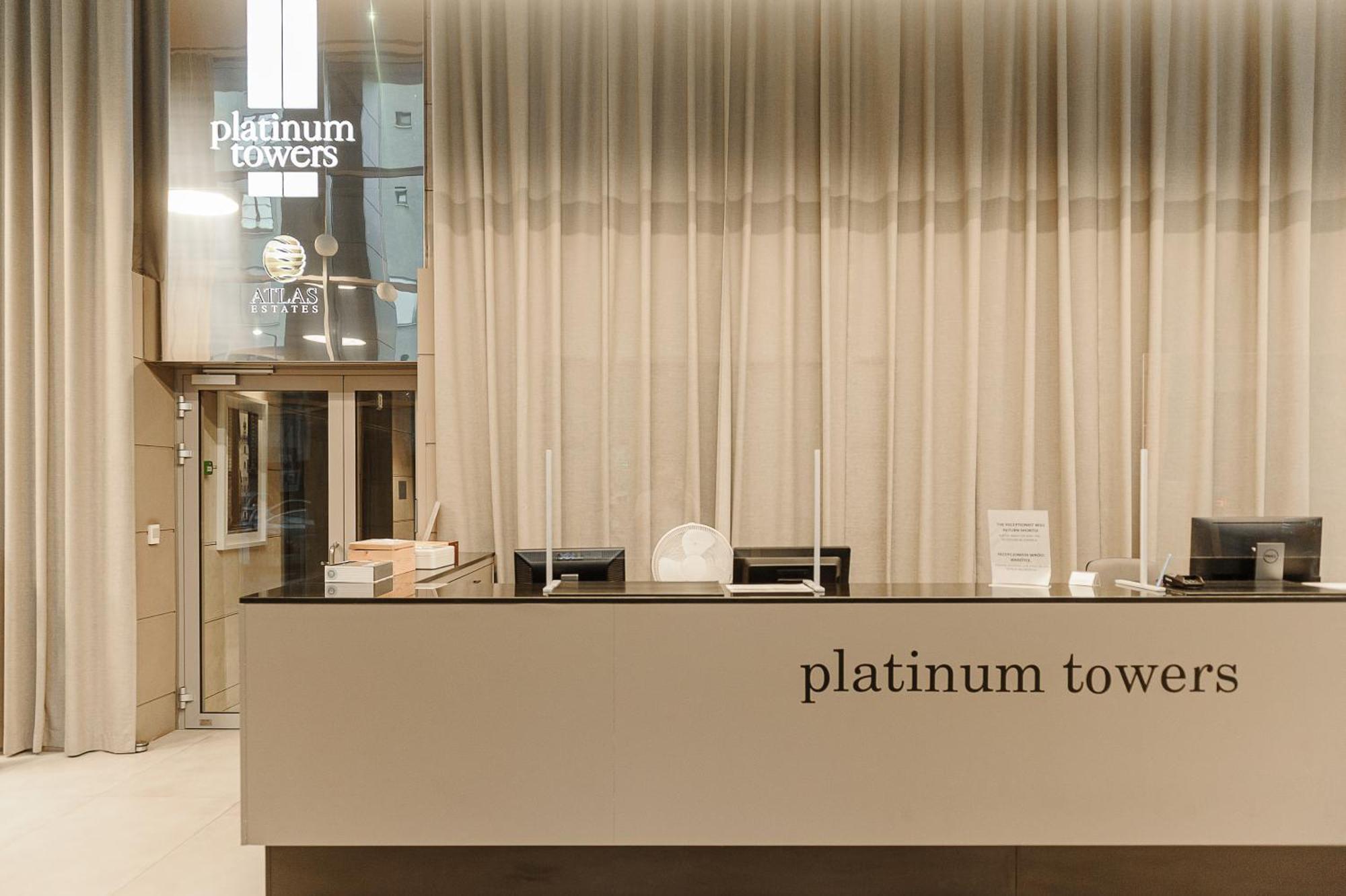 Luxury Apartments In Platinum Tower Warschau Exterior foto