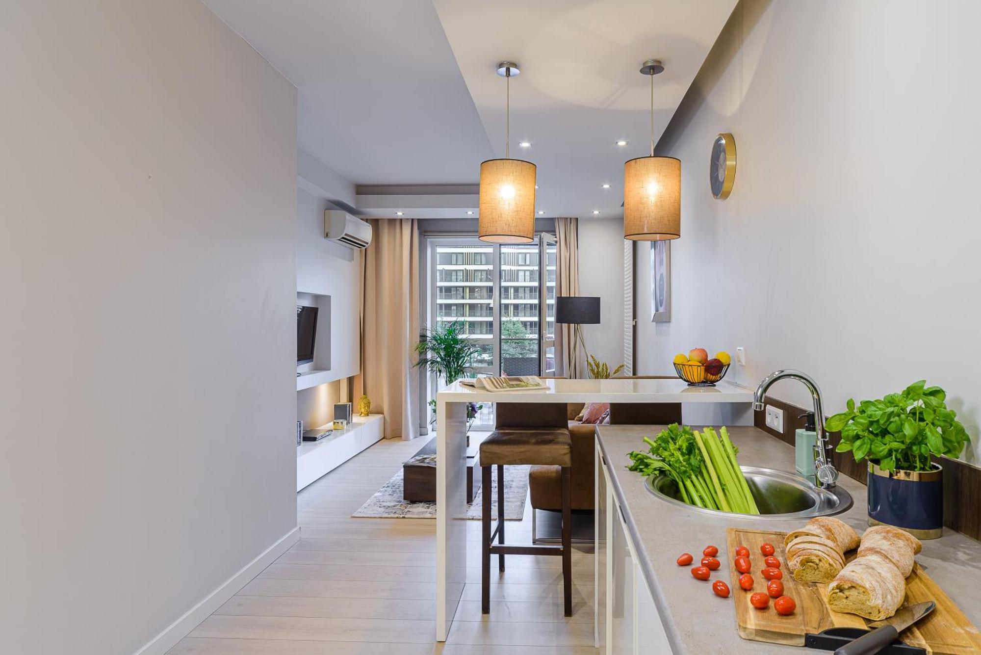 Luxury Apartments In Platinum Tower Warschau Exterior foto